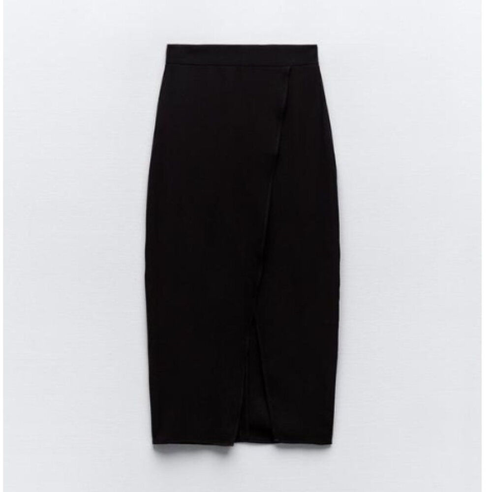 Midi Skirt with Slit